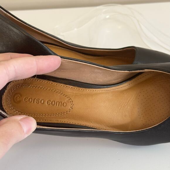 Corso Como Lara Pumps Womens 6.5M Black Leather Stiletto Heel Work Career Office - Picture 5 of 10